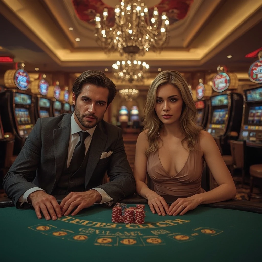 Deux joueurs de poker au MyEmpire Casino